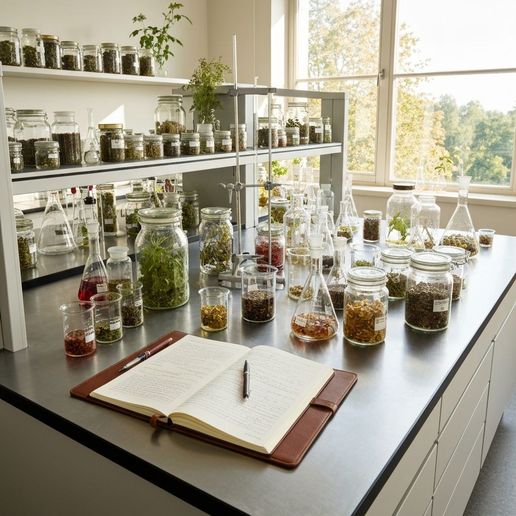 Botanical research laboratory environment